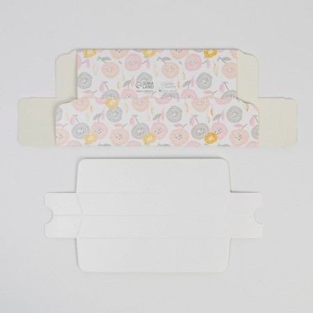 Box for Makarun, confectionery packaging "Flowerers", 5.5 x 18 x 5.5 cm-4