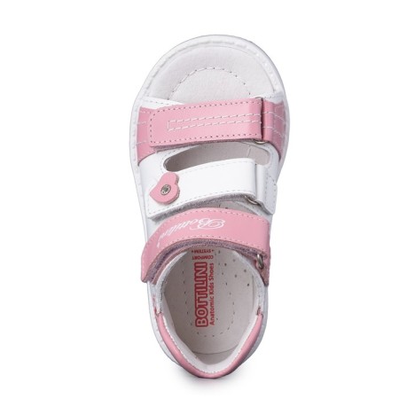 Children's sandals, size 25, pink-white color-1