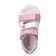 Children's sandals, size 25, pink-white color