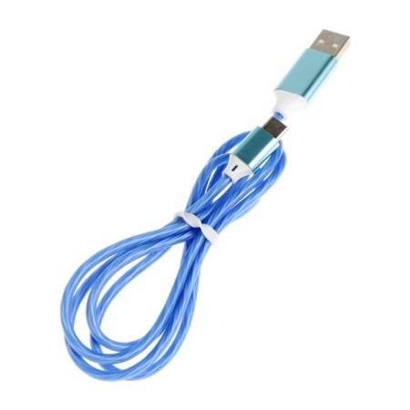 Mybit, Type -C - USB, dynamic LED backlight, 2 A, 1 m, only charging-3