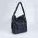Lurch bag with lightning, 2 external pockets, blue color