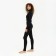 Women's thermal underwear (longshit, leggings) minku Black color, river 46