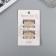 Hair crab "Florence" (set 2 pcs) 2.5 cm, gold