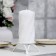 Wedding candle "Figure in roses" 15cm white. Home