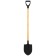 Baying shovel, acute, l = 134 cm, wooden stalk with a pen