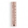 Thermometer, thermometer "with light steam", for a bath and sauna, from 0 ° C to +120 ° C, 22 x 4 x 1.4 cm