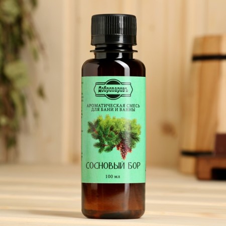 Fragrance for the bath and bath "Sosnovy Bor" natural, 100 ml "Dobroparov"-3