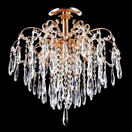 Crystal Crystal Economic light 50102/5FGD WT, 5x40W, E27, 51x45x45 cm, gold color-1