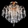 Crystal Crystal Economic light 50102/5FGD WT, 5x40W, E27, 51x45x45 cm, gold color