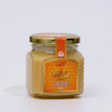 Altai honey with royal milk, 330 g