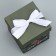 Gift folding box, packaging, “February 23”, 10 x 10 x 10 cm