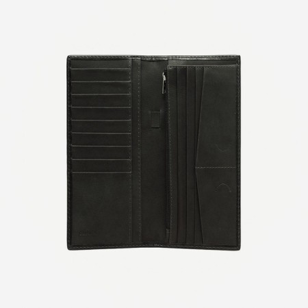 Vertical Camel purse, black color-1