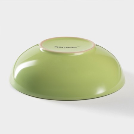Bowl of ceramic shade "pastel", 700 ml, d = 18 cm, green color-2