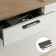 Furniture bracket RS1402, m/o = 192, black color