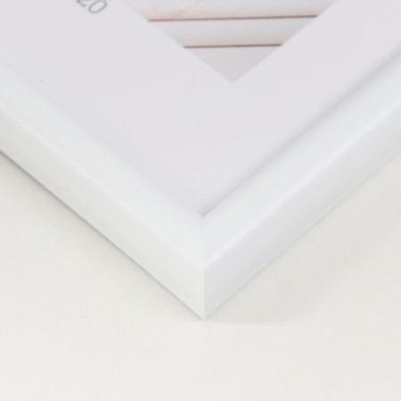 Photo frame plastic "Mira" 15x20 cm white (plastic screen)-2