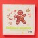 New Year's dosteen plate "Ginger Man", 26.5 × 25.5 cm