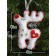 Set for creativity. Soft toy made of felt "New Year's toys" 6 pcs.