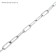 Binding circuit with a long link, 32 x 4 mm, length 3 m