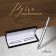 Gift handle, ball "Colombo" in the leatherette case, rotary, silver case