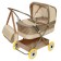 Puppet stroller No. 13, beige color