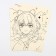 Sketching on the watercolor paper "Anime"