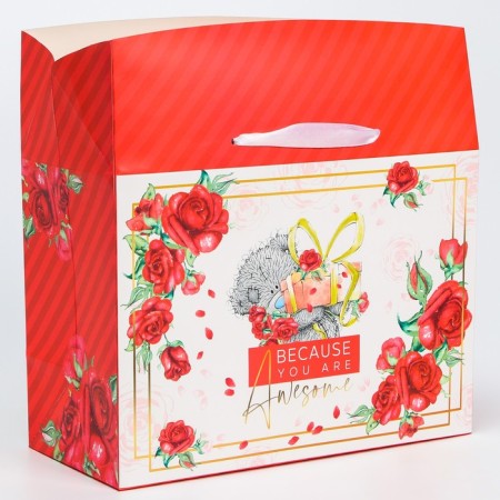 Package-Korobok, 28 x 20 x 13 cm "AWESOME", packaging, me to you-3