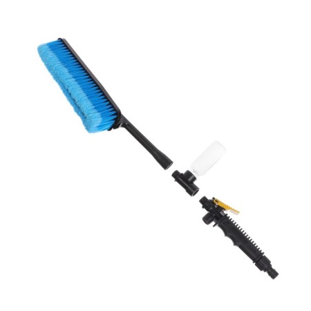 Car wash brush with a spray-3