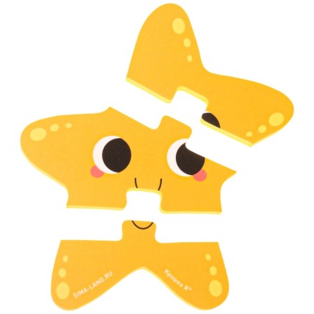 Soft puzzle for kids "sea friends", 5 puzzles, crush me-10