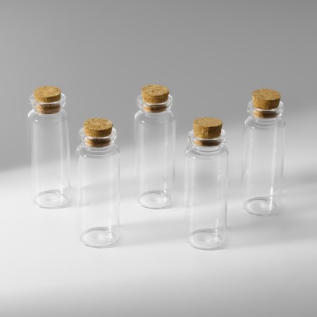 Jars for storing beads, d = 2.2 × 6 cm, 5 pcs-1