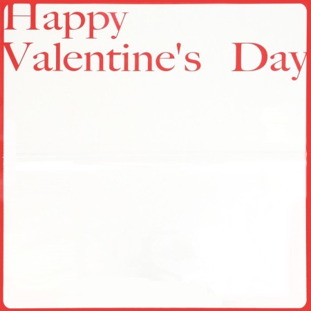 Flower film "St. Valentine", 58 x 58 cm, red-3