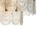 Lamp on the Indigo rod, 12022/b/9r Brass. 9x60W, E14, 800x800x395/1395 mm, lace effect