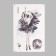 Sticker Plastic Interior Color "Ballerina - Black Swan" 30x45 cm