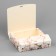 Gift folding box, packaging, “March 8, gold”, 20 x 18 x 5 cm, without tape