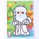 New Year's radiant fresco "New Year! Santa Claus ", 21 x 29.7 cm