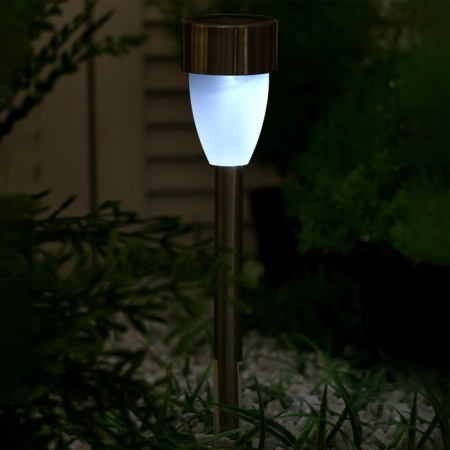 Garden lamp on the solar battery "Matty cone", 5 × 35 × 5 cm, 1 led, white glow-1