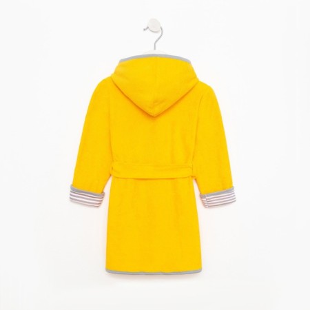 Yellow bathrobe/tiger, height 104, maistra, 100% cotton-7