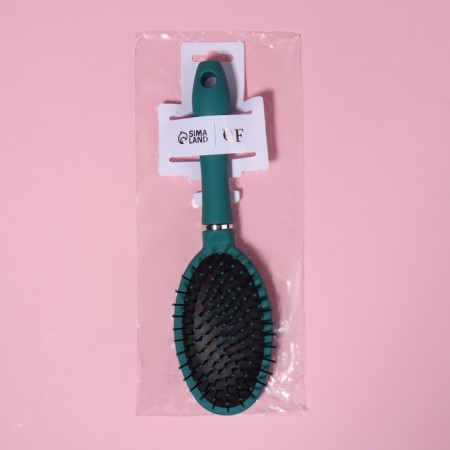 Massage comb, 7.5 × 24.5 cm, turquoise color-3