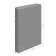 A4, 500MKM, calligrata elastic band folder on the elastic band, a root of 25 mm, up to 230 sheets, embossing "sand", gray