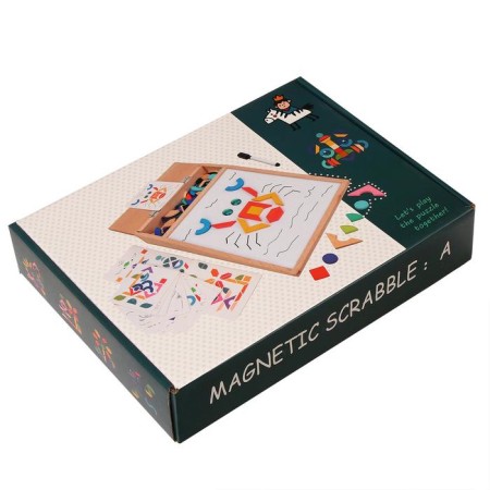 Children's developmental set "Mirage" magnetic designer-4