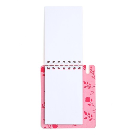 Set of notebook and mini-hand "since March 8. A cat, 9 x 10.4 cm-2