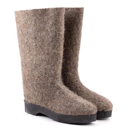Male boots, gray color, size 41-42 (29)