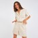 Female pajamas (shirt, shorts) minku: Home Collection Beige color, size 52