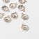 Circle-suspension “Circle” 1.6 × 1.2 × 0.2 cm, (set 10 pcs.), White color in gold