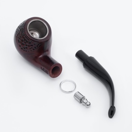 Kommer's smoking pipe "Commander", classic, 14x 4 x 4.5 cm-3