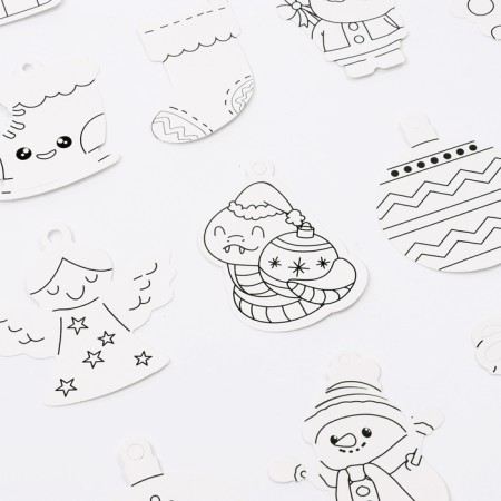 Set for creativity "Christmas toys", cardboard, with application-3