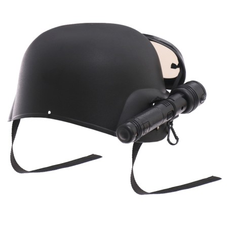 Helmet of the police "special forces", with a flashlight and glasses-3