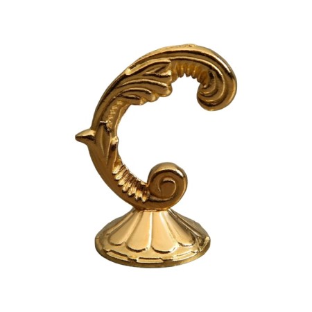 Hook for curtains ks002, one -rod, color gold