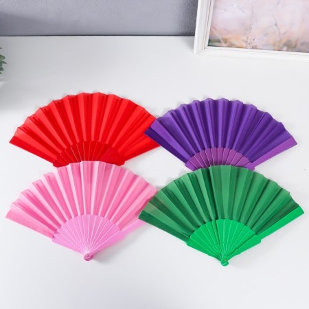 Fan h = 23 cm "Colors" mix