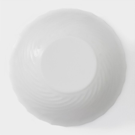 Set of salad bowls Luminarc Trianon, D = 18 cm, glass -ceramic, 6 pcs, white color-4