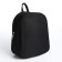 School textile Backpack with ears on hairpins, 27x23 cm, black color